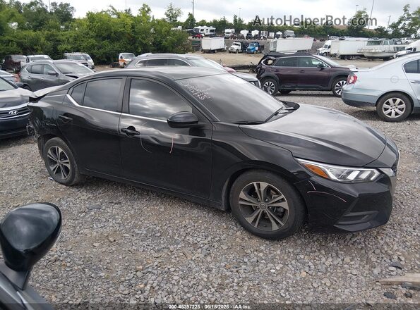 3N1AB8CV4PY250669 2023 NISSAN SENTRA Black Панорамний вид салону 360°