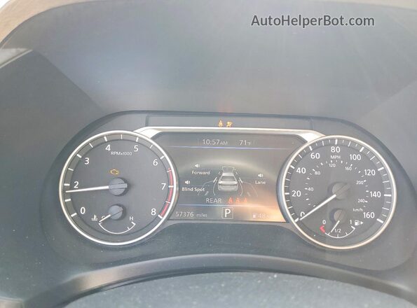3N1AB8CV4PY265138 2023 NISSAN SENTRA Белый Вид щитка приборов