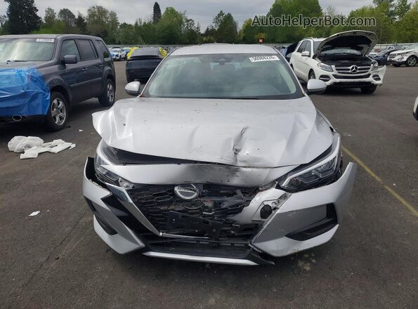 3N1AB8CV4PY280237 2023 NISSAN SENTRA Silver Front view