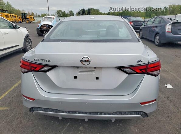 3N1AB8CV4PY280237 2023 NISSAN SENTRA Silver Rear view