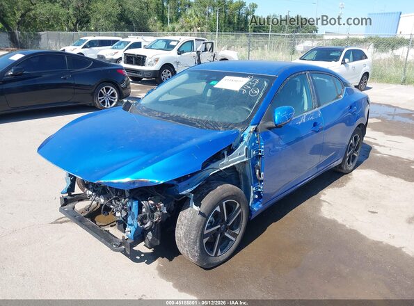 3N1AB8CV4RY202432 2024 NISSAN SENTRA Blue Przód lewy