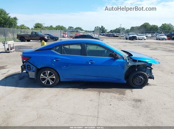 3N1AB8CV4RY202432 2024 NISSAN SENTRA Blue Widok wnętrza 360 stopni