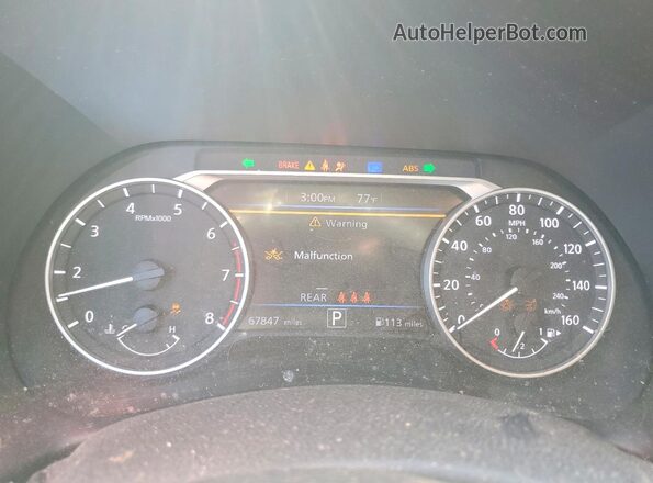 3N1AB8CV4RY227217 2024 NISSAN SENTRA Blue Widok zestawu wskaźników