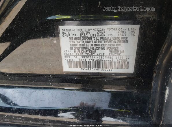 3N1AB8CV4RY306015 2024 NISSAN SENTRA Черный Вид подкапотного пространства