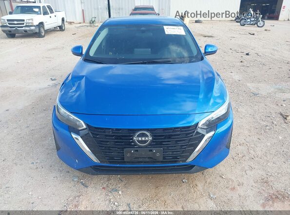 3N1AB8CV4RY329777 2024 NISSAN SENTRA Blue Instrument cluster view