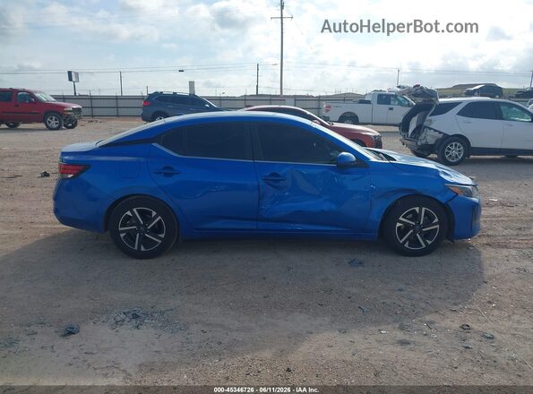 3N1AB8CV4RY329777 2024 NISSAN SENTRA Blue Rear interior view