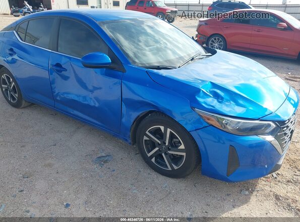 3N1AB8CV4RY329777 2024 NISSAN SENTRA Blue Front view