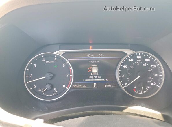 3N1AB8CV4RY360351 2024 NISSAN SENTRA Синий Вид щитка приборов