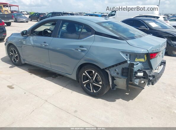 3N1AB8CV4SY202971 2025 NISSAN SENTRA Light Blue Задняя левая четверть