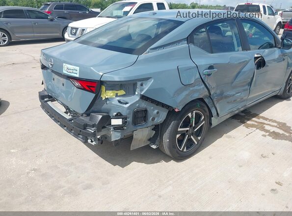 3N1AB8CV4SY202971 2025 NISSAN SENTRA Light Blue Задняя правая четверть