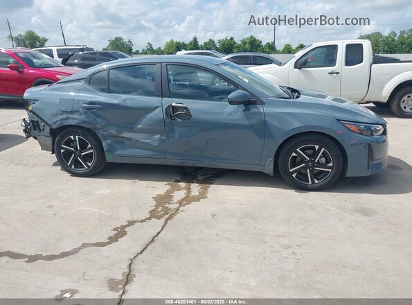 3N1AB8CV4SY202971 2025 NISSAN SENTRA Light Blue Вид задней части салона