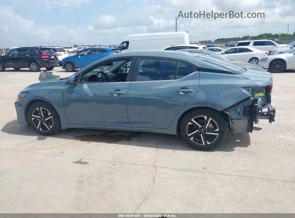 3N1AB8CV4SY202971 2025 NISSAN SENTRA Light Blue Панорамный вид салона 360°