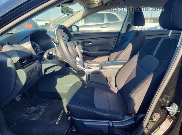 3N1AB8CV4SY212609 2025 NISSAN SENTRA Black Front interior view