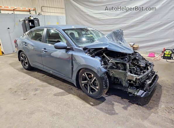 3N1AB8CV4SY223772 2025 NISSAN SENTRA Blue Delantero derecho