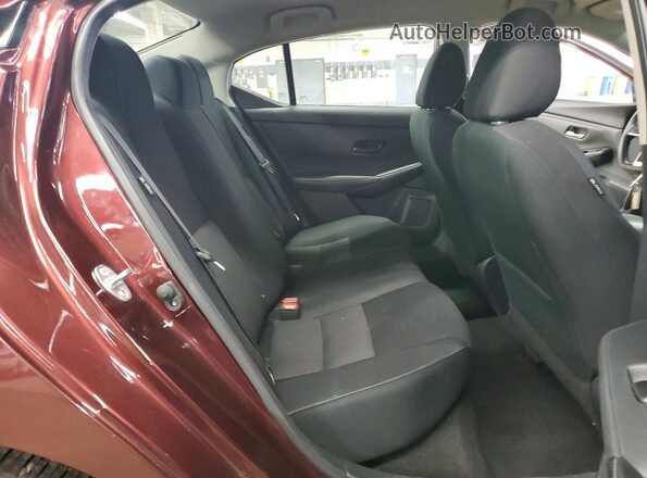 3N1AB8CV4SY277654 2025 NISSAN SENTRA Burgundy Հետևի նստատեղերի տեսք