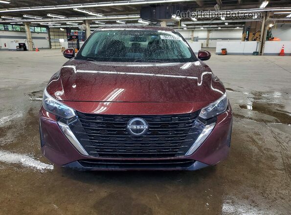3N1AB8CV4SY277654 2025 NISSAN SENTRA Burgundy Դիմացի տեսք