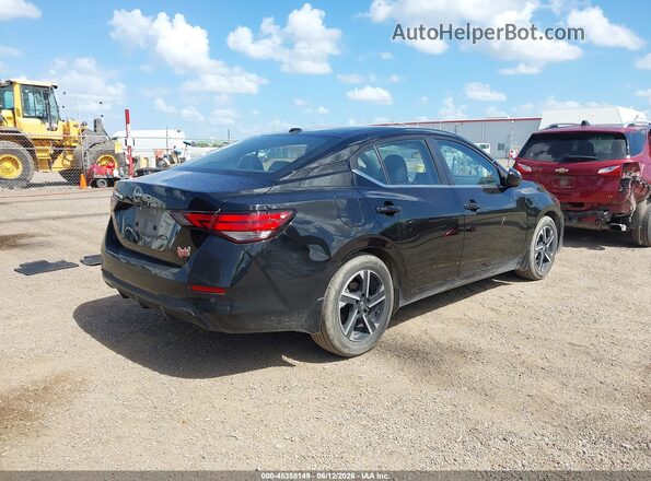 3N1AB8CV4SY314234 2025 NISSAN SENTRA Черный Задняя правая четверть