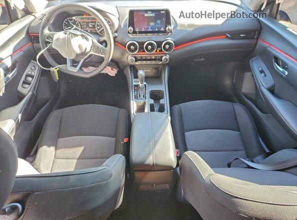 3N1AB8CV4SY347444 2025 NISSAN SENTRA Burgundy Widok deski rozdzielczej