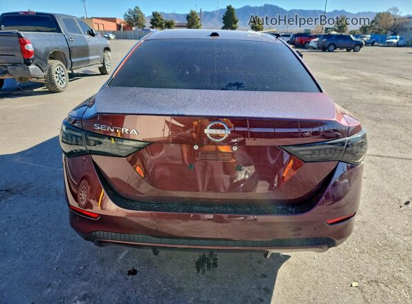 3N1AB8CV4SY347444 2025 NISSAN SENTRA Burgundy Widok z tyłu