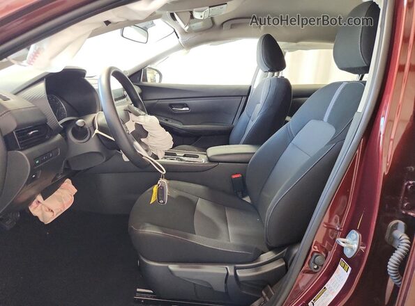 3N1AB8CV4SY361442 2025 NISSAN SENTRA Burgundy Սալոնի դիմացի տեսք