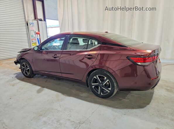 3N1AB8CV4SY361442 2025 NISSAN SENTRA Burgundy Հետևի ձախ