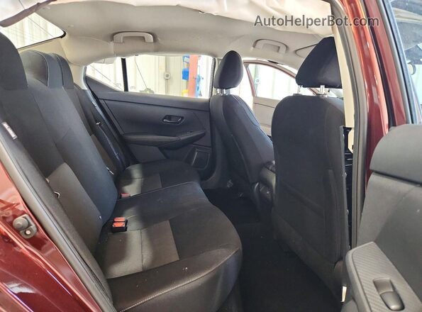 3N1AB8CV4SY361442 2025 NISSAN SENTRA Burgundy Հետևի նստատեղերի տեսք