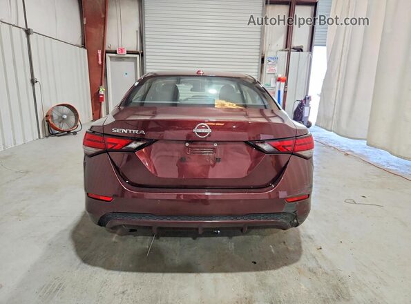 3N1AB8CV4SY361442 2025 NISSAN SENTRA Burgundy Հետևի տեսք