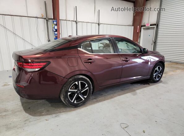 3N1AB8CV4SY361442 2025 NISSAN SENTRA Burgundy 