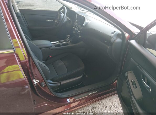 3N1AB8CV4SY363210 2025 NISSAN SENTRA Burgundy Սալոնի դիմացի տեսք