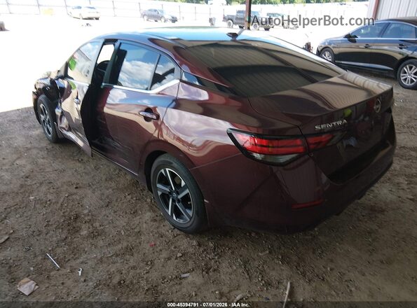 3N1AB8CV4SY363210 2025 NISSAN SENTRA Burgundy Հետևի ձախ