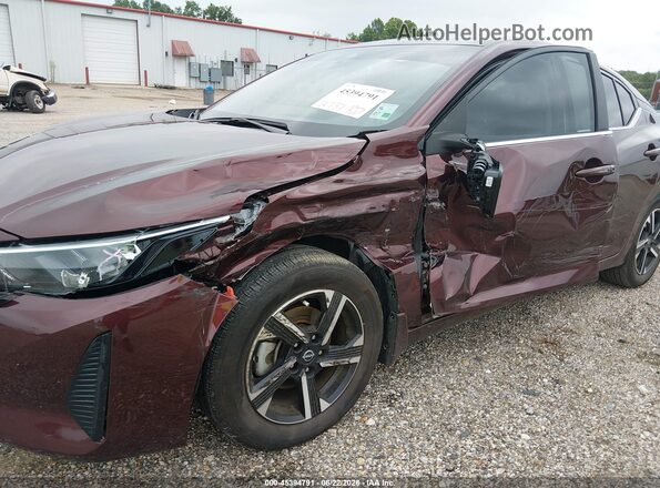3N1AB8CV4SY363210 2025 NISSAN SENTRA Burgundy 