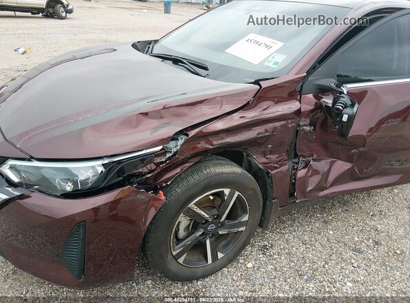 3N1AB8CV4SY363210 2025 NISSAN SENTRA Burgundy 
