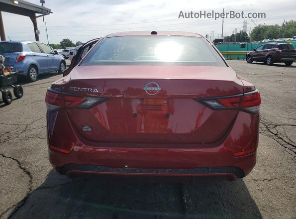 3N1AB8CV4SY364972 2025 NISSAN SENTRA Темно-бордовый 