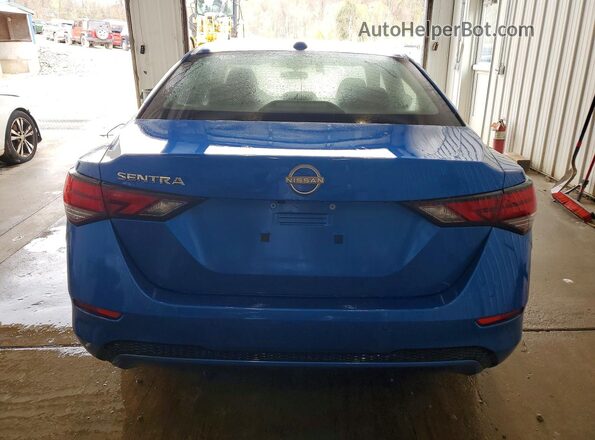3N1AB8CV4SY386289 2025 NISSAN SENTRA Синий Вид сзади