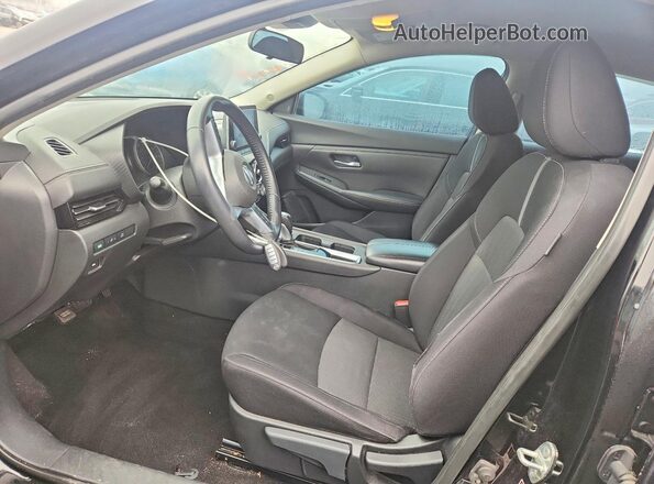3N1AB8CV5LY277664 2020 NISSAN SENTRA Черный Вид салона спереди
