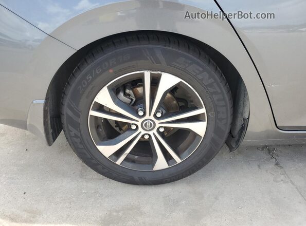 3N1AB8CV5MY225761 2021 NISSAN SENTRA Gray 