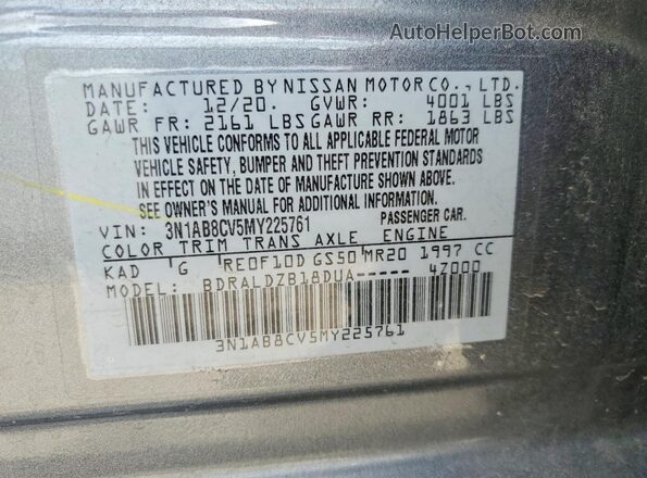 3N1AB8CV5MY225761 2021 NISSAN SENTRA Gray 