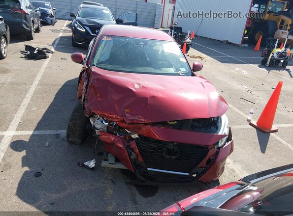 3N1AB8CV5MY272613 2021 NISSAN SENTRA Red Vista del salpicadero