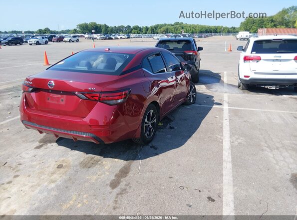 3N1AB8CV5MY272613 2021 NISSAN SENTRA Red Trasero derecho