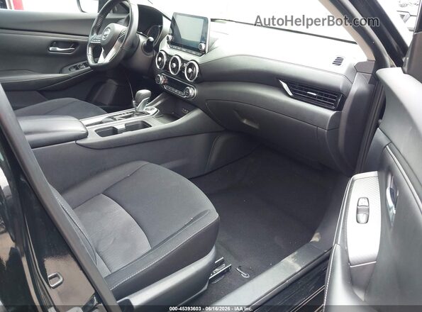 3N1AB8CV5MY281747 2021 NISSAN SENTRA Black წინა სალონის ხედი