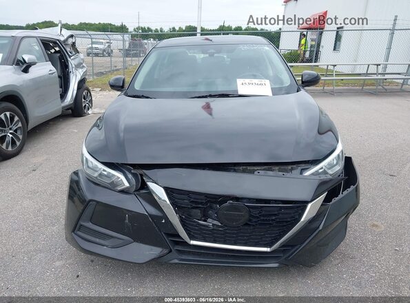 3N1AB8CV5MY281747 2021 NISSAN SENTRA Black უკანა სალონის ხედი