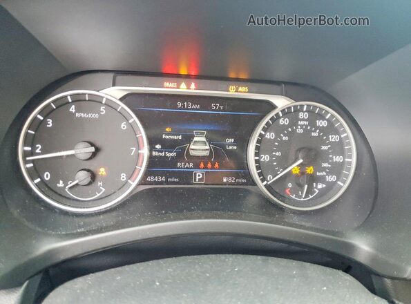 3N1AB8CV5NY282964 2022 NISSAN SENTRA White Vista del cuadro de instrumentos