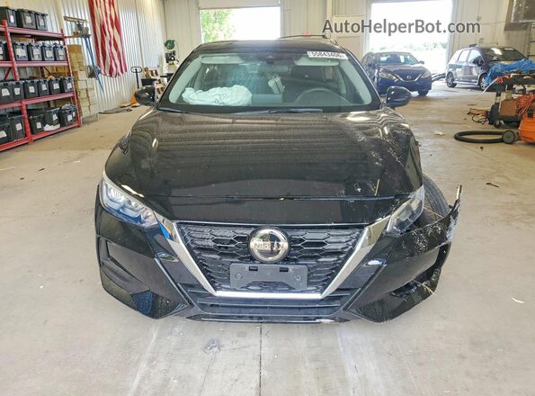 3N1AB8CV5PY224470 2023 NISSAN SENTRA Черный Вид спереди