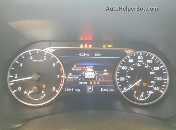 3N1AB8CV5PY224470 2023 NISSAN SENTRA Черный Вид щитка приборов