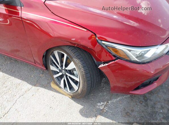 3N1AB8CV5PY225702 2023 NISSAN SENTRA Красный Вид спереди