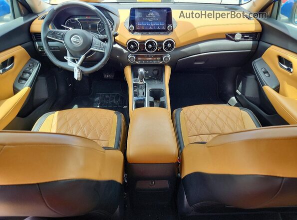 3N1AB8CV5PY269568 2023 NISSAN SENTRA Blue წინა პანელის ხედი