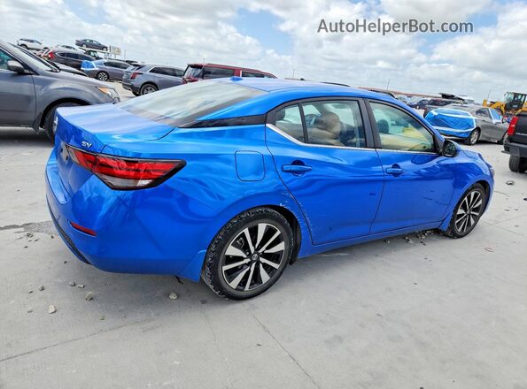 3N1AB8CV5PY269568 2023 NISSAN SENTRA Blue უკანა მარჯვენა