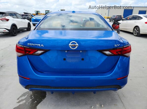 3N1AB8CV5PY269568 2023 NISSAN SENTRA Blue უკანა ხედი