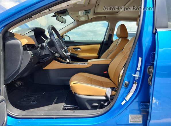 3N1AB8CV5PY269568 2023 NISSAN SENTRA Blue წინა სალონის ხედი