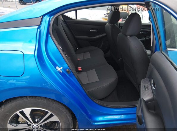 3N1AB8CV5PY306165 2023 NISSAN SENTRA Синий Вид наклейки с VIN-кодом